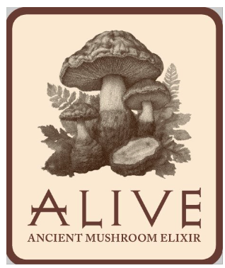 Alive Mushroom Rectangular Sticker 2025
